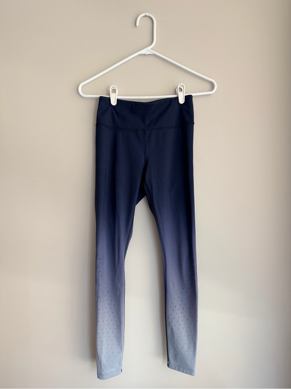 Athleta Navy Ombre Performance Leggings